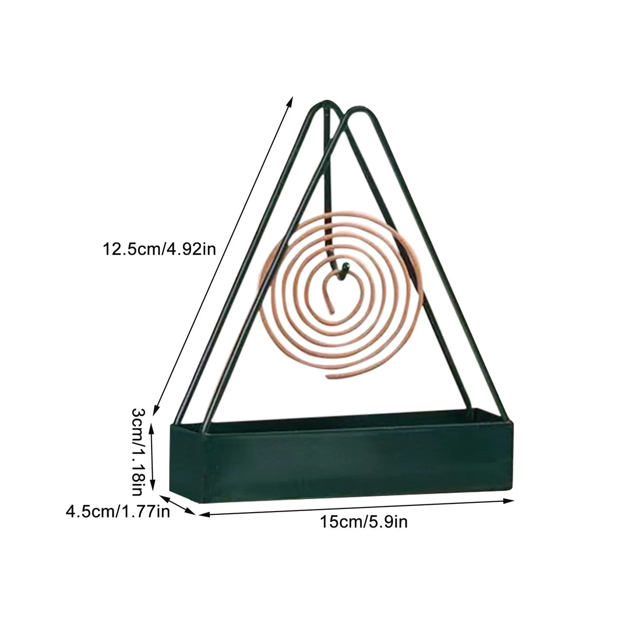 Triangular Iron Mosquito Coil Holder with Ash Tray | Home Décor Mosquito Coil Holder Babs