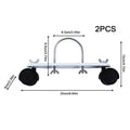 2-Pack Oil Heater Caster Frame Base | Carbon Steel Swivel Wheels Heater Caster Frame Babs 2pcs
