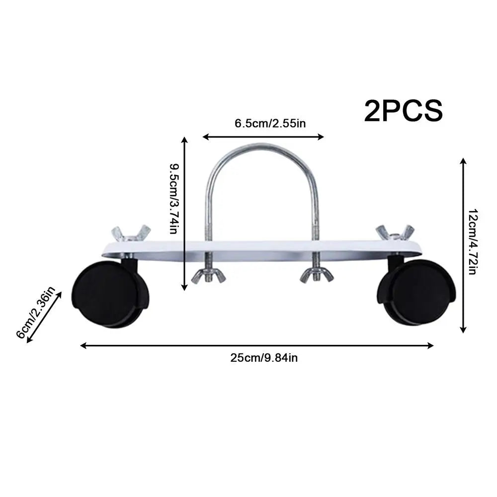 2-Pack Oil Heater Caster Frame Base | Carbon Steel Swivel Wheels Heater Caster Frame Babs 2pcs