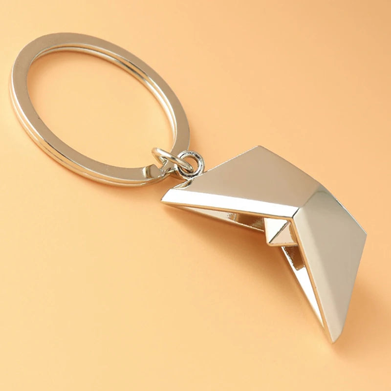 Sailing Paper Boat Keychain – Zinc Alloy Metal Key Ring Metal Keychain Babs