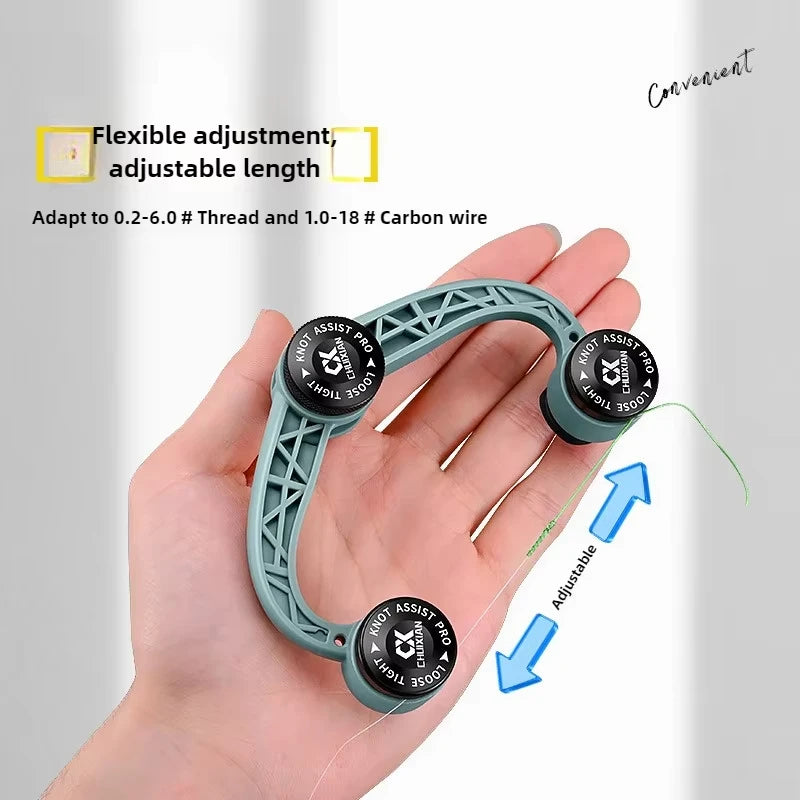 GT Knot Tying Tool for Carbon & PE Fishing Line | Knotter Fishing Knot Tool Babs
