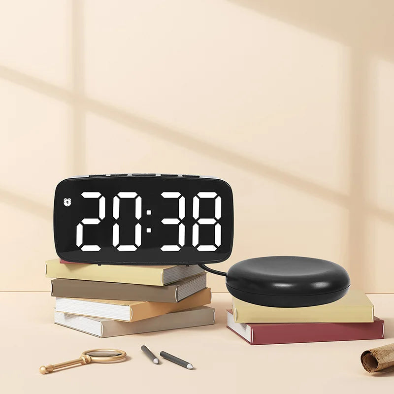 Digital Alarm Clock – Temp, Humidity, Dual Alarms & Snooze Digital Alarm Clock Babs