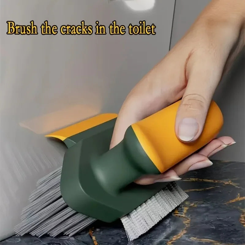 T-Handle Scrub Brush with Gap Grout Cleaner – Kitchen & Bath Cleaning Scrub Brush Babs