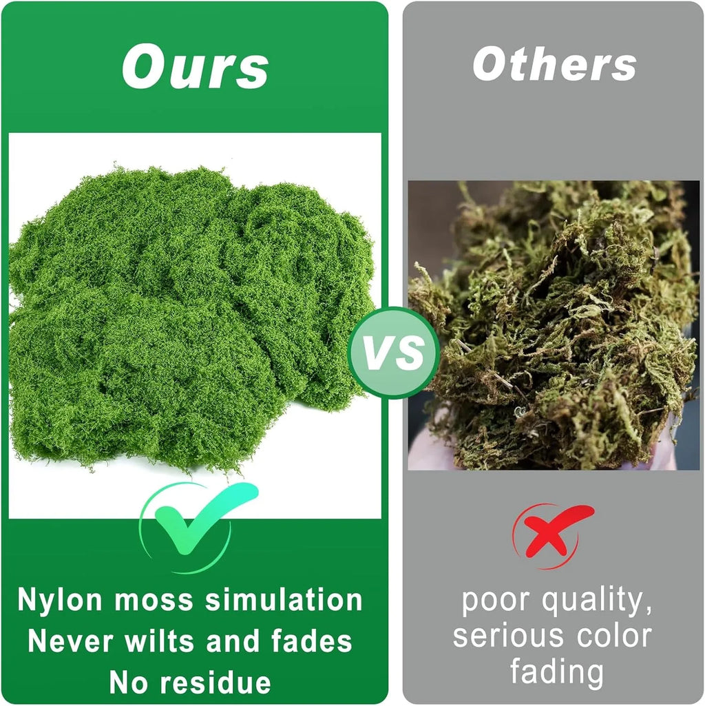 Artificial Faux Moss for DIY Crafts, Home & Garden Decor Artificial Moss Decor Babs