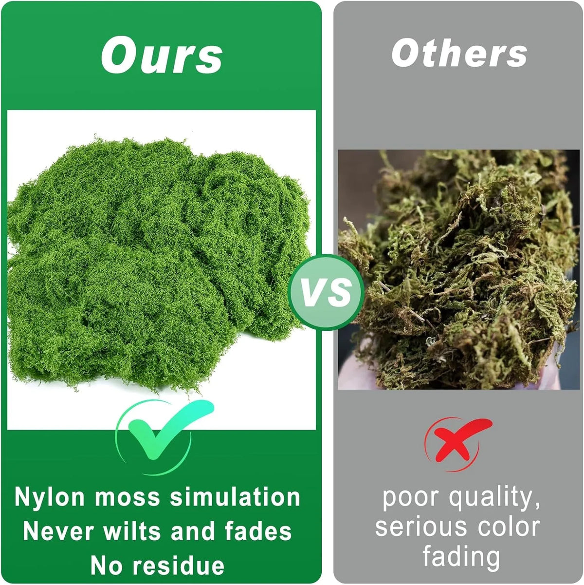 Artificial Faux Moss for DIY Crafts, Home & Garden Decor Artificial Moss Decor Babs