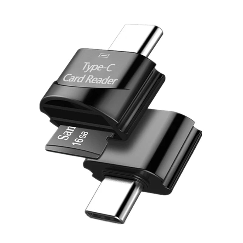 TF Card to USB-C OTG Adapter – Fast MicroSD Card Reader Memory Card Reader Babs