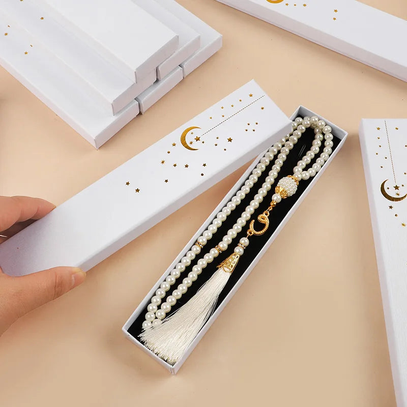 12pcs Glass Misbaha Tasbih Prayer Beads Bracelet – Eid Gift Set Prayer Bead Bracelet Babs