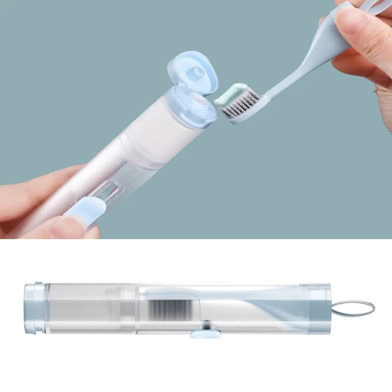 Portable Folding Travel Toothbrush Kit – Compact for Camping Travel Toothbrush Kit Babs