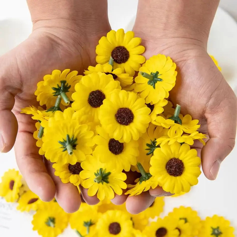 Artificial Silk Sunflowers for Wedding, Party & Home Décor Artificial Flowers Babs