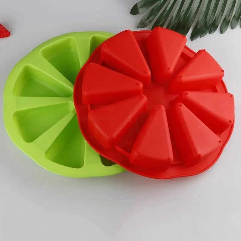 8-Hole Orange Shaped Silicone Cake & Pizza Baking Mold Silicone Baking Mold Babs