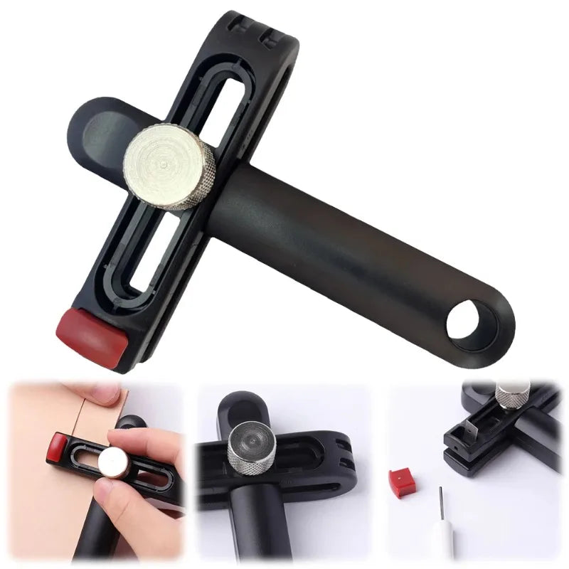 Adjustable Leather Strip Cutting Tool with Clear Scale Leather Cutting Tool Babs