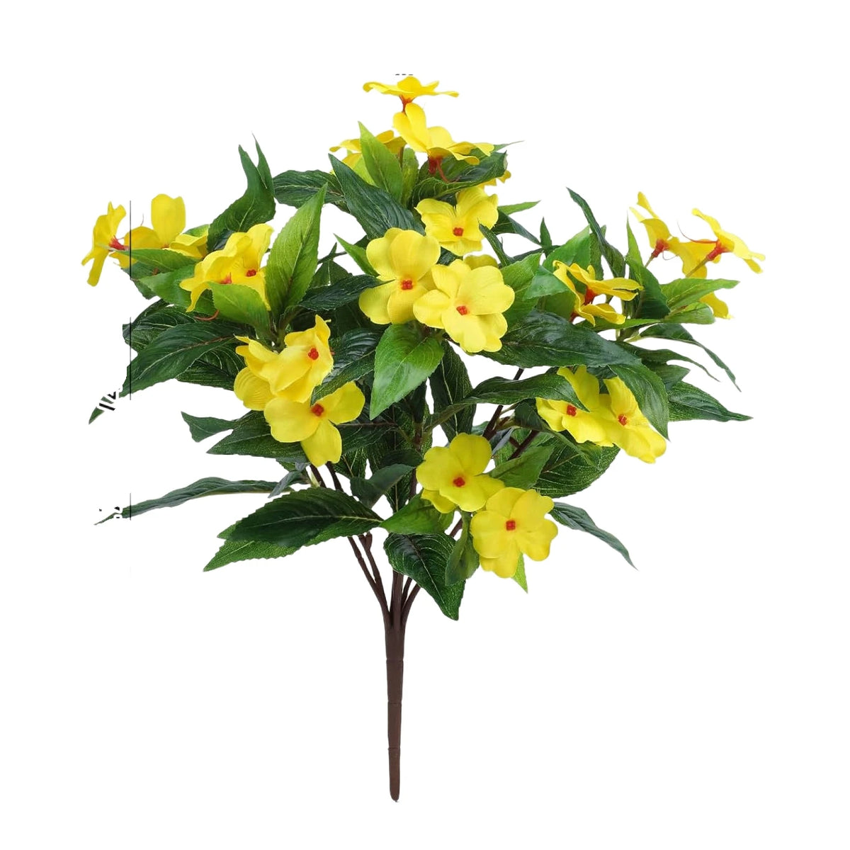 Silk Rose Artificial Flower Bouquet – Wedding & Home Décor Artificial Flower Bouquet Babs YELLOW 1PC