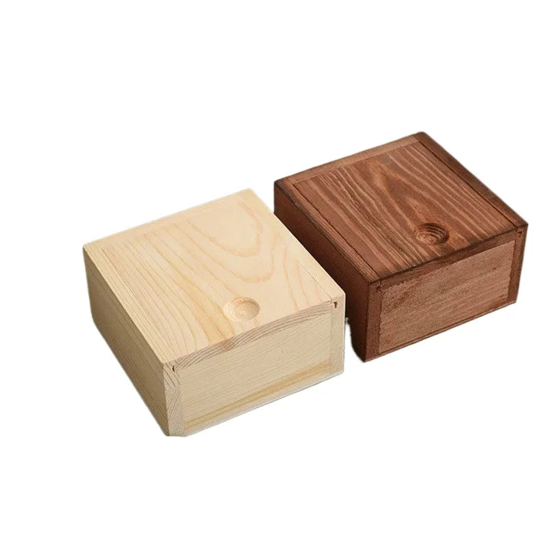 Pine Wood Sliding Lid Box – Soap, Gift & Small Storage Wooden Gift Box Babs