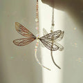 Crystal Dragonfly Wind Chime Sun Catcher – Garden & Window Decor Wind Chime Ornament Babs 2