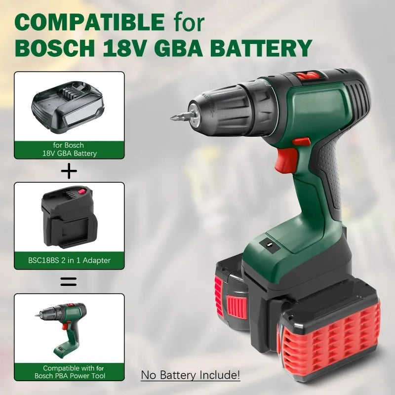 Bosch 18V GBA to PBA 2-in-1 Battery Adapter Converter Battery Adapter Converter Babs