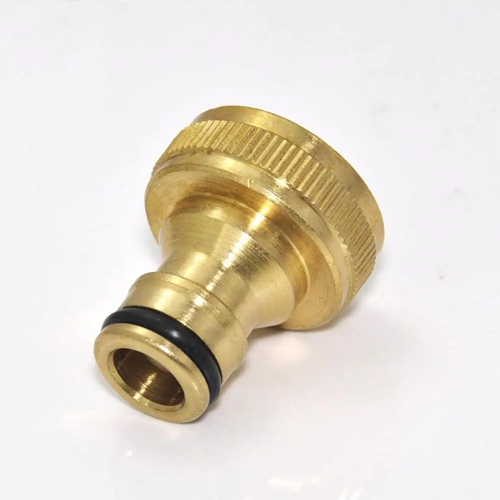 3/4" Solid Brass Tap Adaptor – Garden Hose Quick Connector Brass Hose Connector Babs