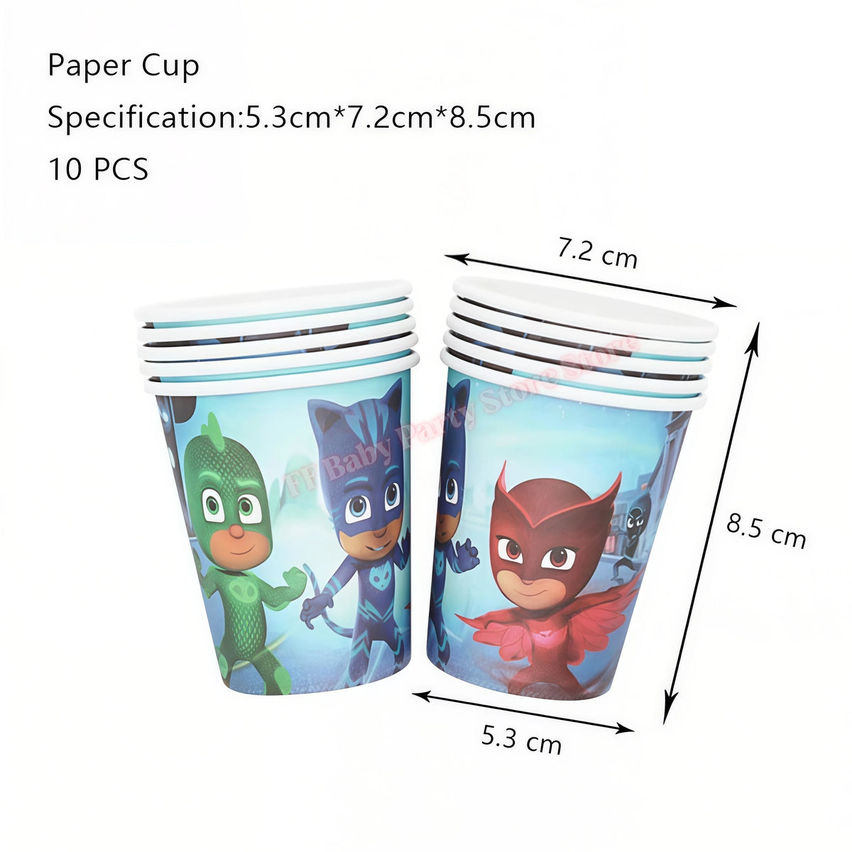 Superhero Birthday Party Supplies – Plates, Cups, Balloons & Banner
