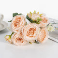Artificial Silk White Peony Stems – Wedding & Home Décor Artificial Silk Flowers Babs Champagne
