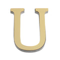3D Gold Mirror Acrylic Letter Wall Stickers 10cm A–Z DIY Decals Mirror Letter Sticker Babs U