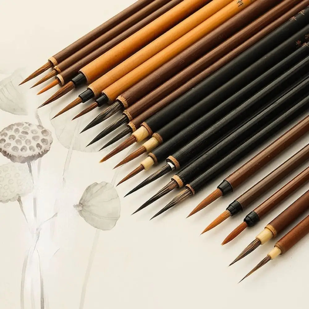 Chinese Calligraphy Brush – Wolf Hair Fine Painting Pen Calligraphy Brush Babs