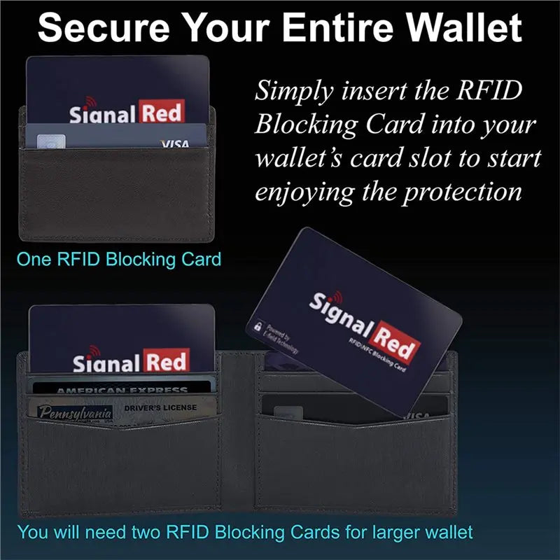 5-Pack RFID Blocking Cards – NFC Signal Blocker for Wallet RFID Blocking Card Babs