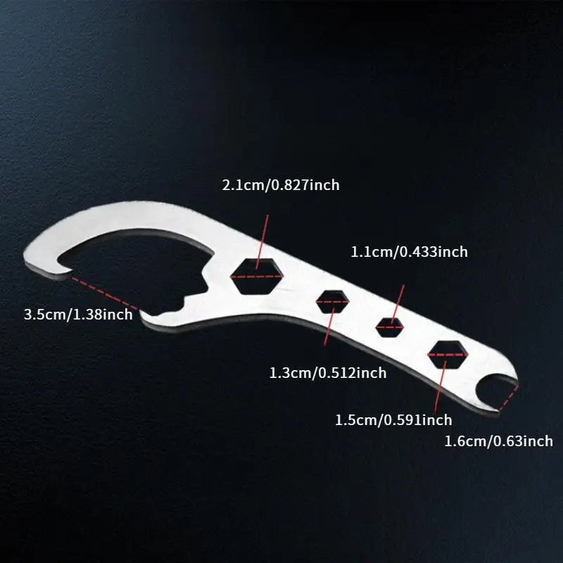 Stainless Steel Barrel Opener Wrench for Paint & Oil Drums Barrel Opener Wrench Babs