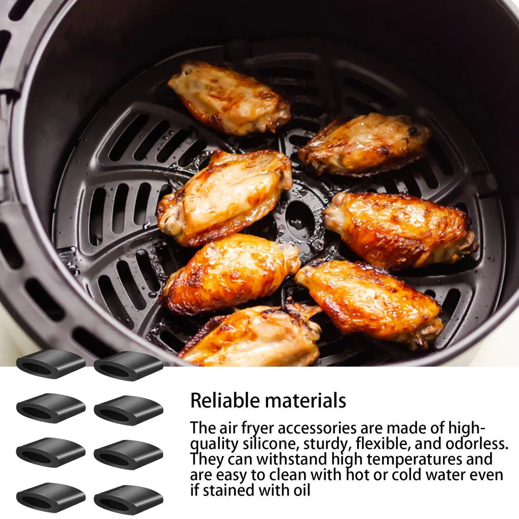 10-Pack Air Fryer Silicone Rubber Bumpers – Replacement Feet Air Fryer Accessories Babs