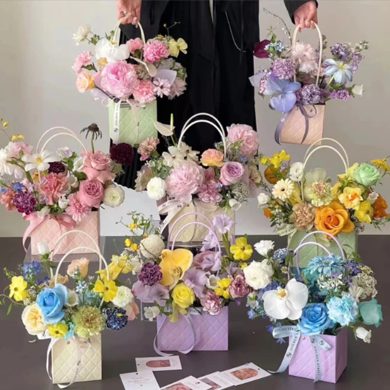 Reusable Waterproof Floral Gift Tote Bags – Wedding & Party Floral Gift Tote Bags Babs