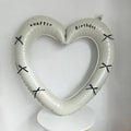 40" Heart Photo Frame Foil Balloon – Birthday & Party Décor Party Foil Balloon Babs Cream White Other