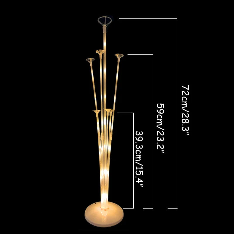 LED Bobo Balloon Column Stand Set – Wedding & Party Decor