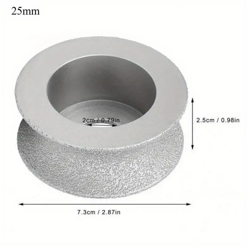 Diamond Grinding Disc Half Round 75mm – Dry & Wet Use Diamond Grinding Disc Babs 25mm