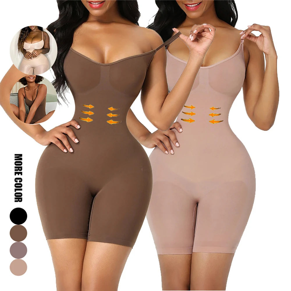 Women's Seamless Full Body Shaper Bodysuit – Tummy Control Shapewear Bodysuit Babs