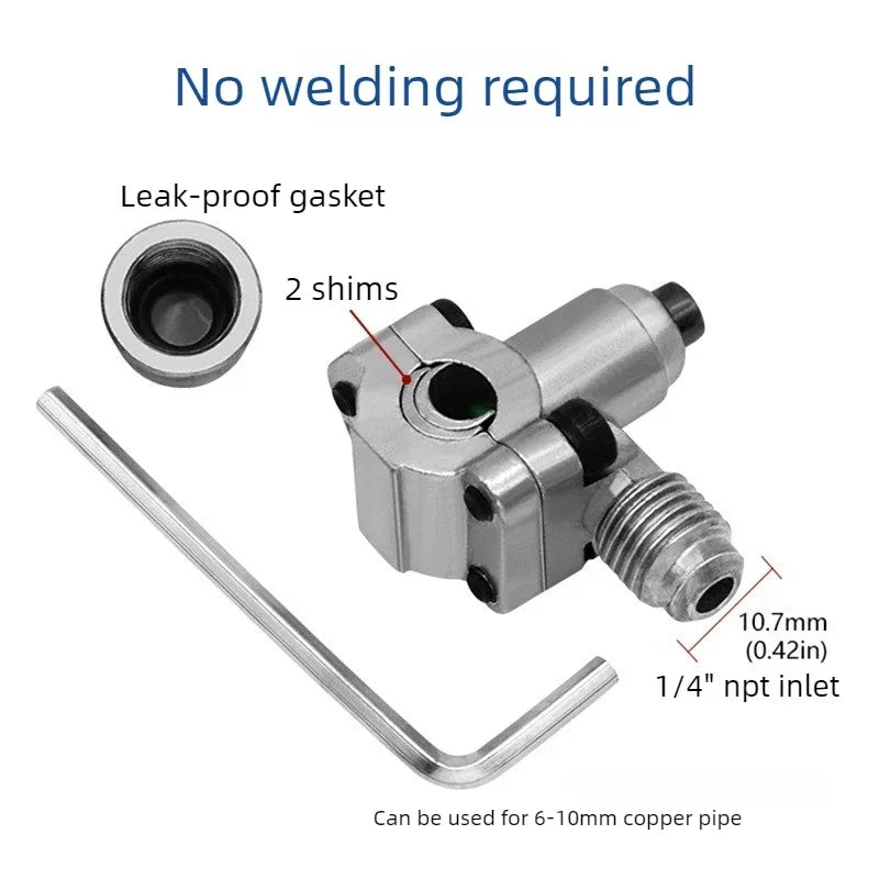 BPV-31 Zinc Alloy Piercing Valve – AC & Refrigerator Repair Piercing Valve Kit Babs