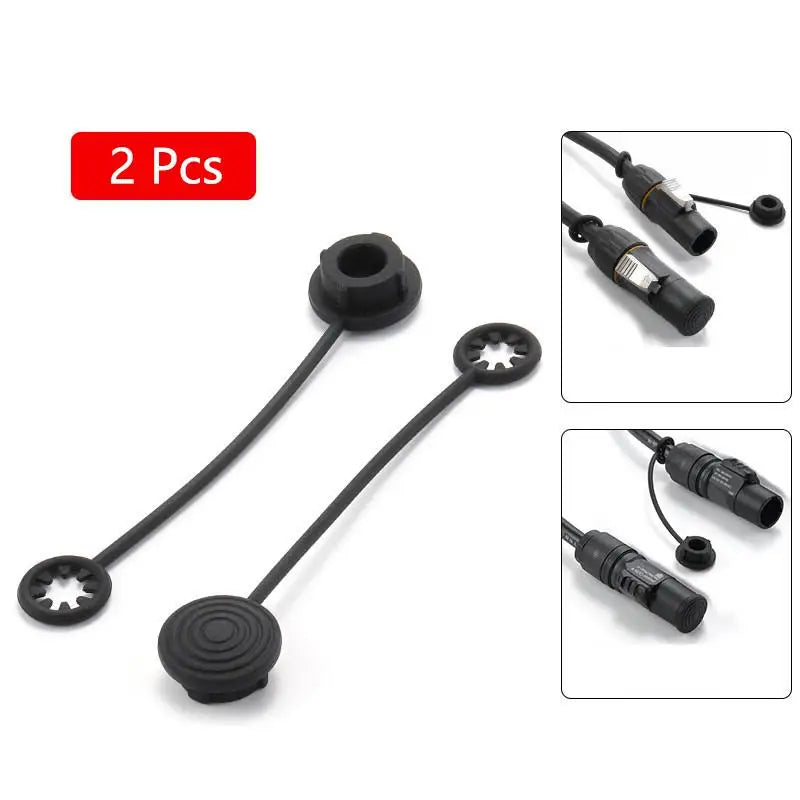 2Pcs Silicone Dust Covers for XLR & 6.35mm Audio Plugs Audio Connector Caps Babs A2