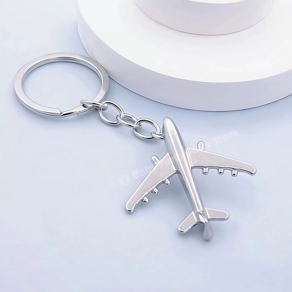 Retro 3D Airplane Keychain – Aircraft Model Souvenir & Gift Novelty Keychain Babs 3D Airplane 1pcs