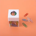 Magnetic Paper Clip Holder Box with 18 Clips – Desk Organizer Desk Organizer Babs white