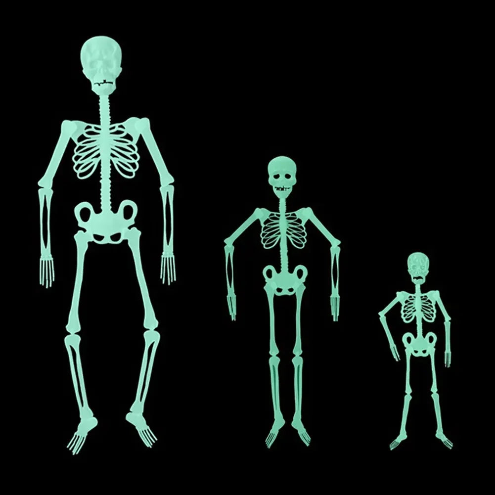 Glow-in-the-Dark Skeleton Halloween Hanging Prop Decoration Halloween Decoration Prop Babs