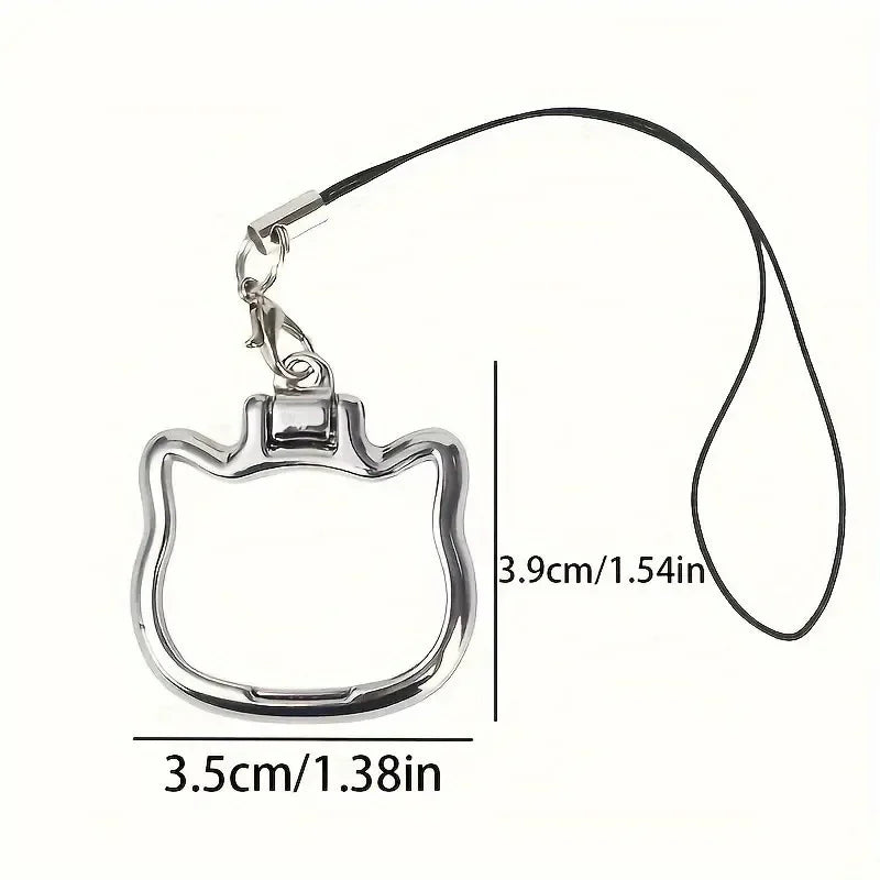Cat Pendant Phone Lanyard & Foldable Desktop Stand Holder Phone Lanyard Stand Babs