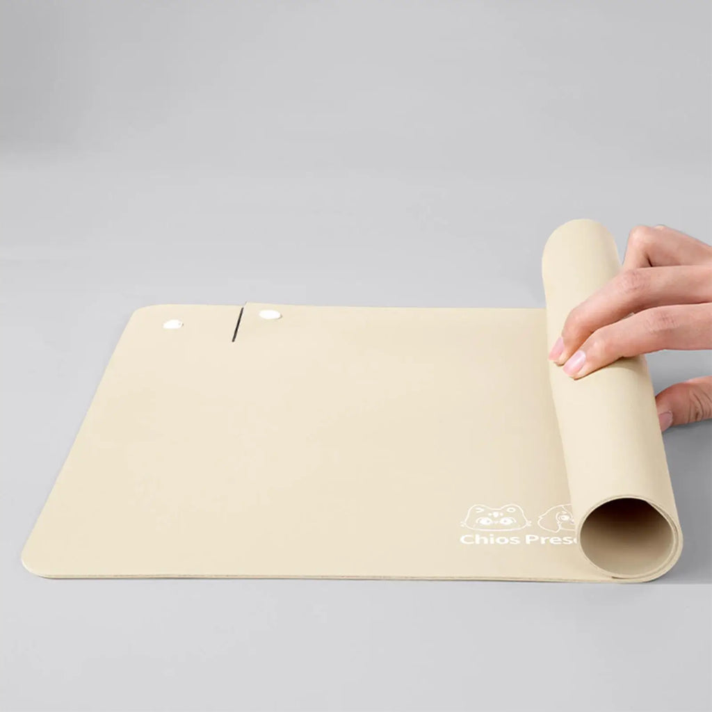 PU Leather Dog Food Mat – Waterproof Anti-Spill Pet Placemat Pet Feeding Mat Babs