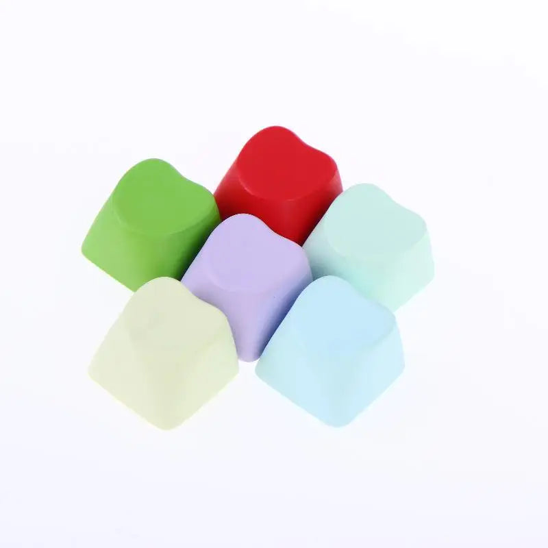 Heart-Shaped PBT Keycaps OEM 1U MX Compatible DIY 10/20pcs Keyboard Keycaps Babs