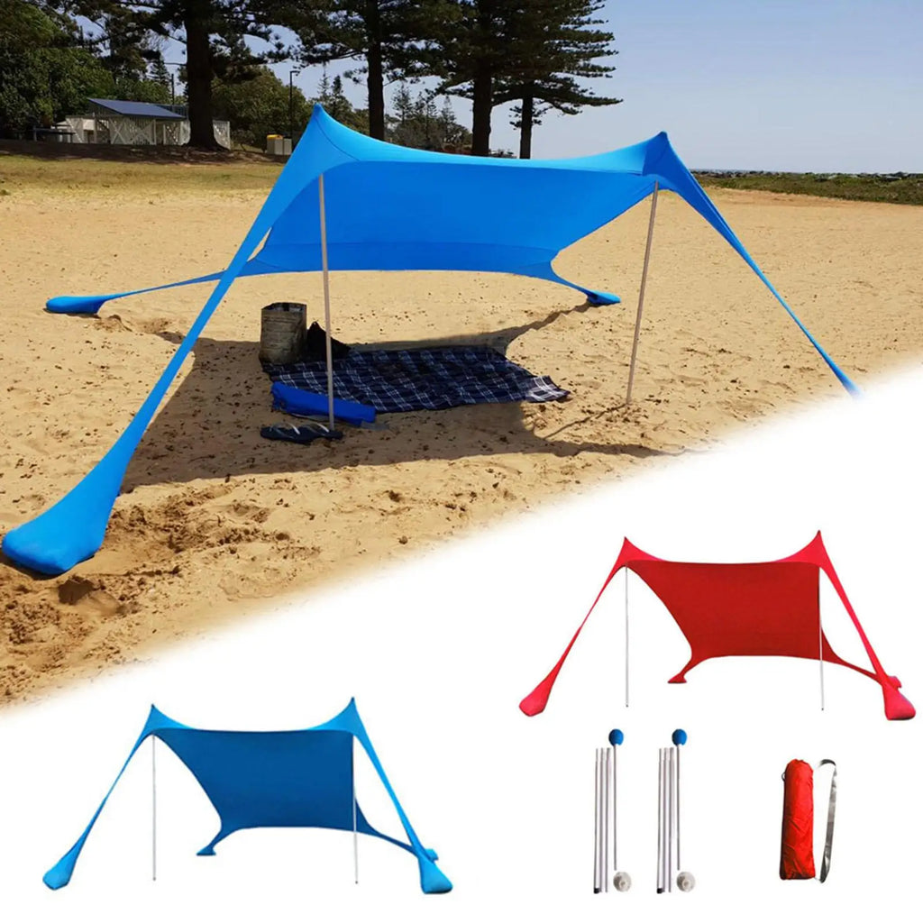 Pop-Up Beach Canopy Tent | 98% UV Protection, 1–3 Person Beach Canopy Tent Babs