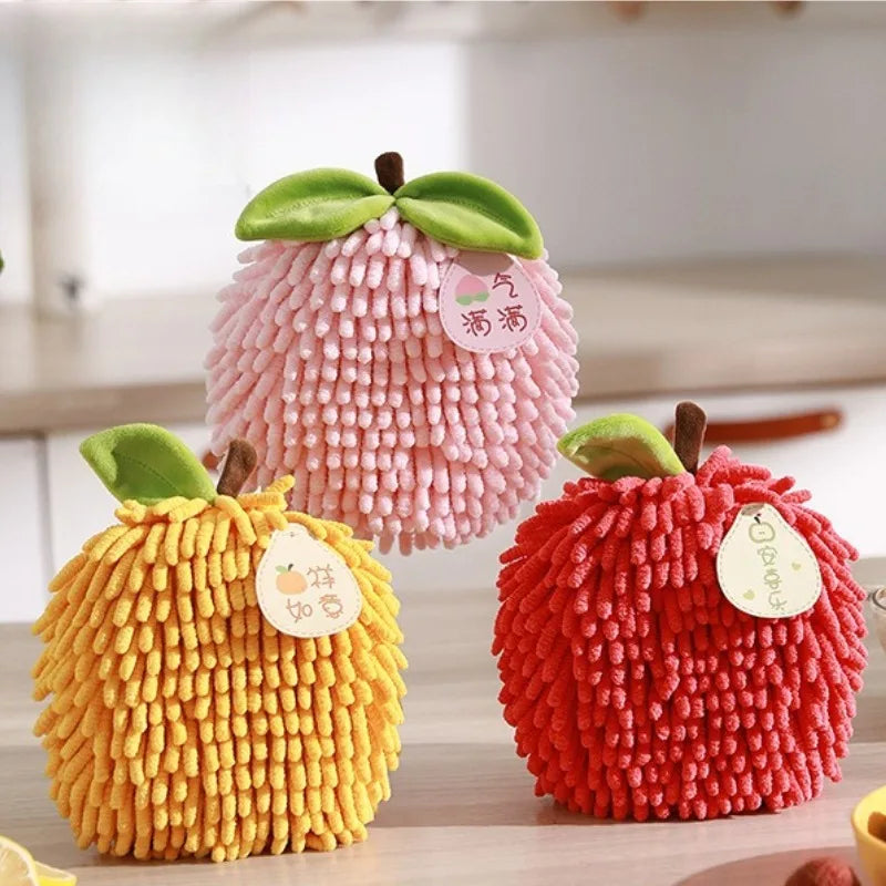 Fruit Hanging Hand Towel – Absorbent Quick-Dry Microfiber Hanging Hand Towel Babs