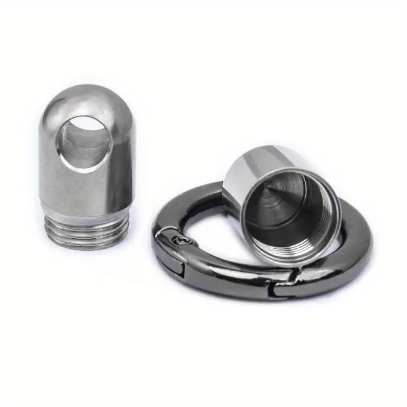 Mini Titanium Alloy Waterproof Canister EDC Pill Bottle Waterproof EDC Canister Babs