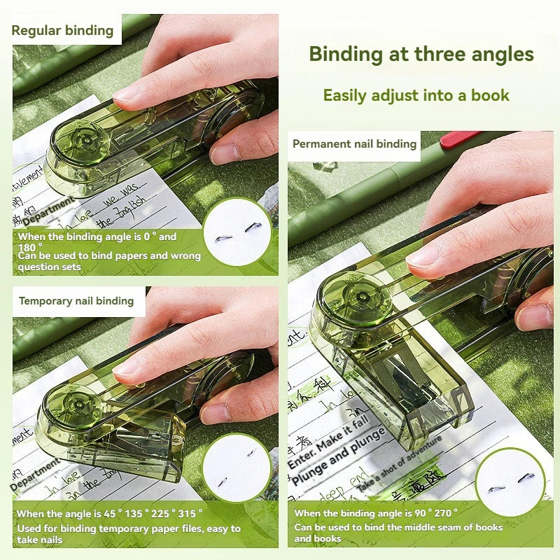 Acrylic Transparent 360° Rotating Stapler – School & Office Rotating Stapler Babs