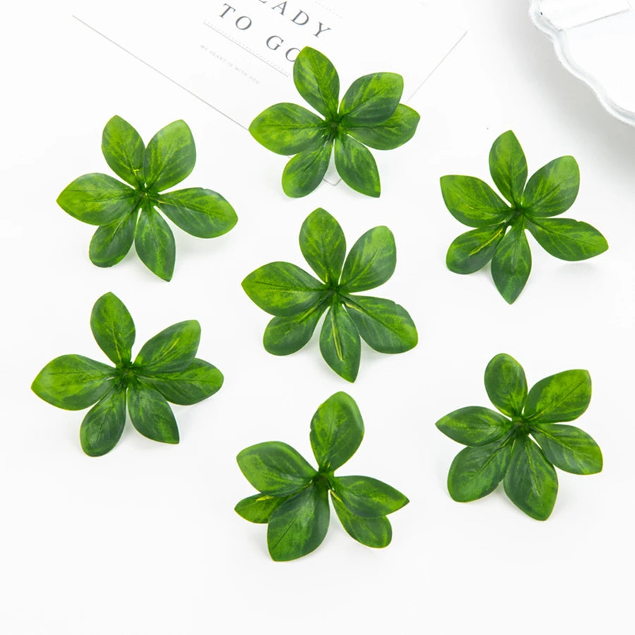 50/100pcs Silk Artificial Flower Leaves – Wedding & Party Décor Artificial Flower Leaves Babs