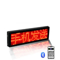 Rechargeable Bluetooth LED Name Tag – Scrolling Message Badge LED Name Badge Babs Red