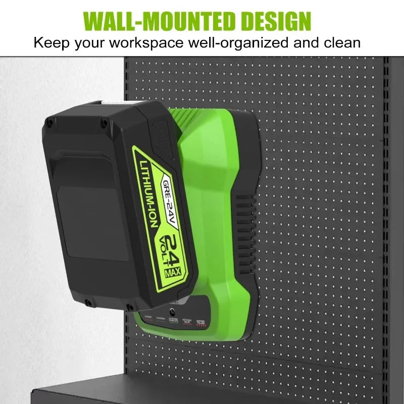 24V Fast Charger for Greenworks BAG708 29842 Lithium-Ion Batteries Battery Charger Babs