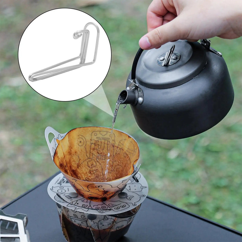 Stainless Steel Camping Drip Coffee Pour Spout Accessory Coffee Pour Spout Babs