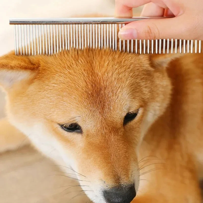 Stainless Steel Dog & Cat Dematting Comb 16/19cm Grooming Pet Grooming Comb Babs