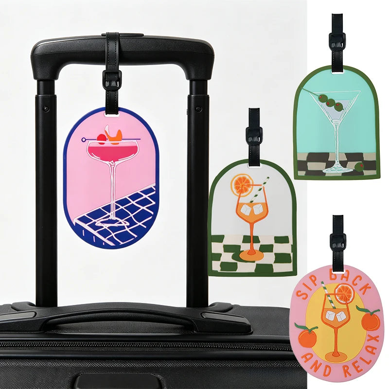 Privacy Protection Travel Luggage Tags | Suitcase ID Tags Luggage Tags Babs